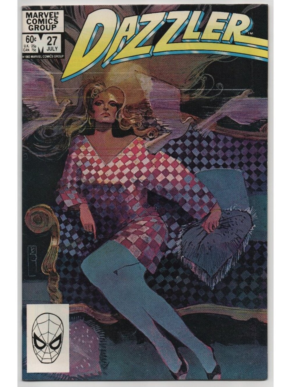 Dazzler 27 Marvel Comics 1983 FN 6.0 Bill Sienkiewicz Cover